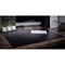 Dacasso Black Leather 34" x 24" Arched Desk Mat without Side-Rails PR-1022 - alternate 3